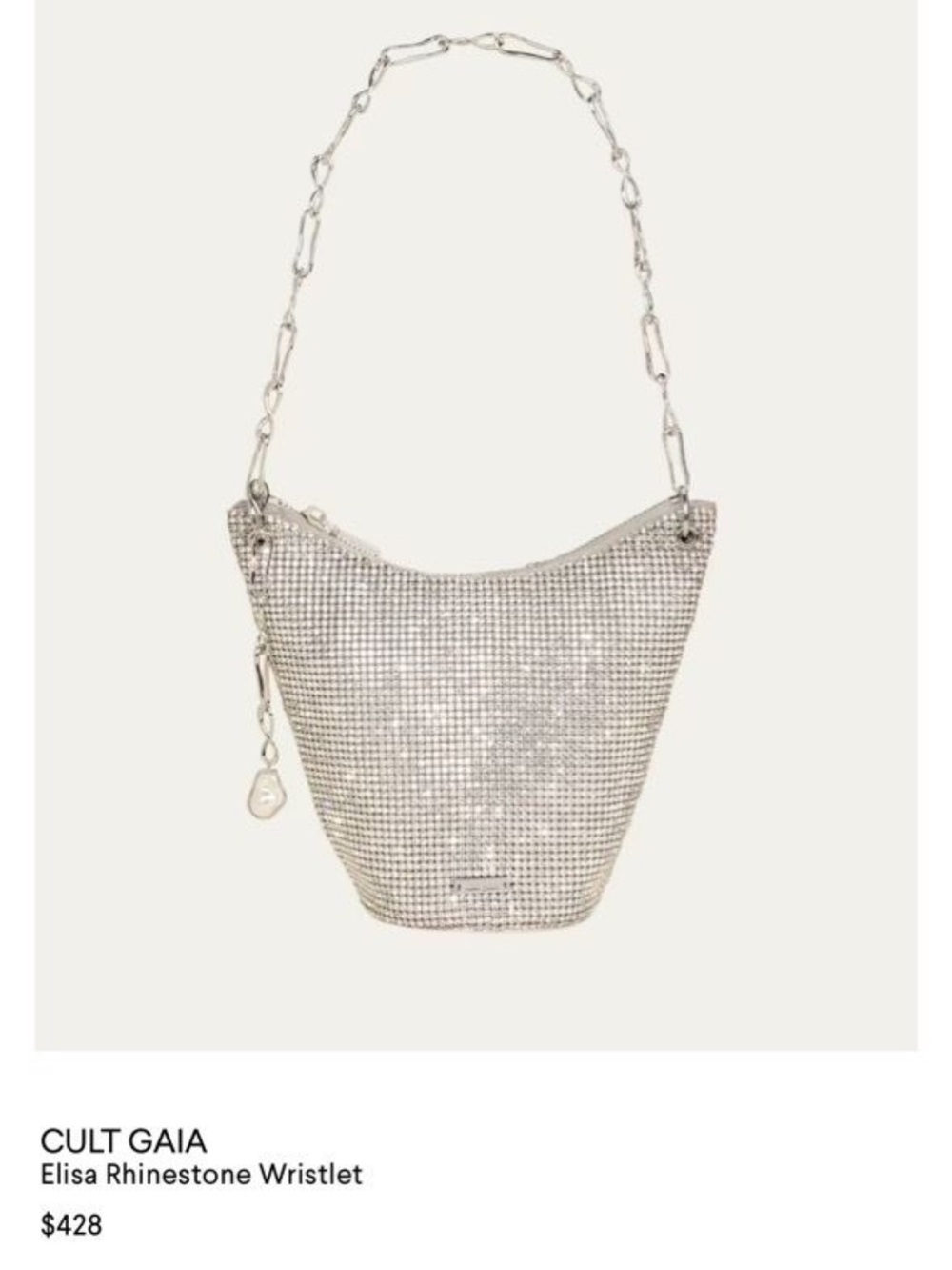 CULT GAIA Elisa Rhinestone Wristlet